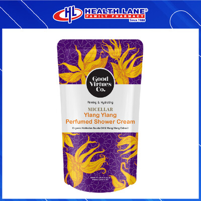 GOOD VIRTUES CO MICELLAR YLANG YLANG PERFUMED SHOWER CREAM (REFILL PACK) 550ML